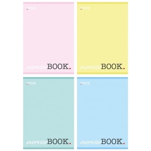 Zeszyt A5/32 trzylinia kolorowa 60g brak adresówki okładka laminowana OFFICE PRODUCTS mix kolorów 1szt. /16253361-99/