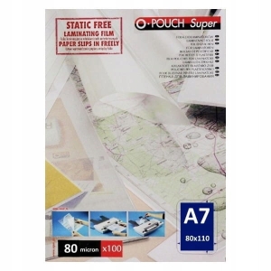 FOLIA DO LAMINOWANIA A7 80x110mm 150mic OPUS 100szt.
