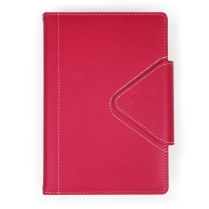 Terminarz A5 dzienny O.DIARY WESTA OPUS 2026 czerwony 1szt. /810024/