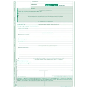 Druk "Umowa o Pracę" A4 MICHALCZYK I PROKOP /500-1/