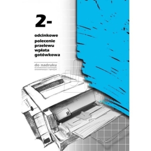 Druk "Polecenie Przelewu" 2-odc MICHALCZYK I PROKOP A4 100szt /F-110-2/
