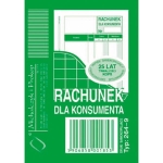 Druk rachunek dla konsumenta A7 MICHALCZYK I PROKOP /264-9/