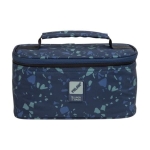 Torba na żywność izotermiczna 1,5L + 1 pojemnik 0,75L MILAN TERRAZZO niebieska /08805TZB/