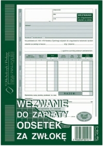 DRUK WEZWANIE DO ZAPŁATY ODSETEK ZA ZWŁOKĘ MICHALCZYK I PROKOP -438-3-
