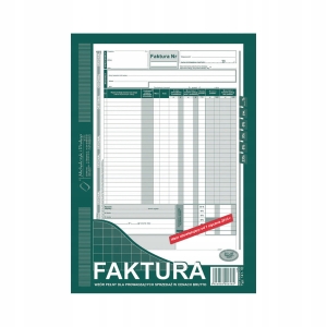DRUK FAKTURA VAT BRUTTO A4 PEŁNA 141-1E MICHALCZYK I PROKOP