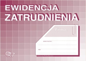 DRUK EWIDENCJA ZATRUDNIENIA A5 MICHALCZYK I PROKOP