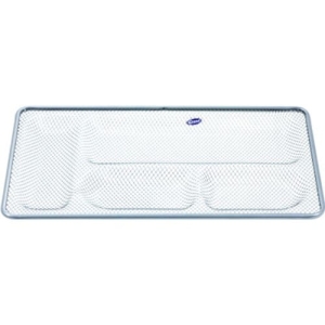 Przybornik na biurko płaski GRAND srebrny /120-1136/