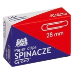Spinacze biurowe okrągłe GRAND 28 mm 100 sztuk /110-1381/