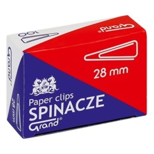 Spinacze biurowe trójkątne GRAND 28 mm 100 sztuk /110-1386/