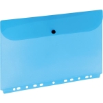 Teczka kopertowa z europerforacją na zatrzask A4 GRAND ZP045A niebieska /120-1161/