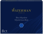 Nabój WATERMAN niebiesko-czarny 8 sztuk