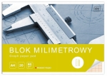 Blok milimetrowy A3 20 kartek INTERDRUK -blmia3-