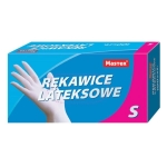 Rękawice lateksowe pudrowe rozmiar S IKA MASTER 100 szt.
