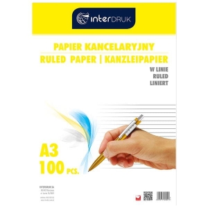 Papier kancelaryjny A3 linia Interdruk