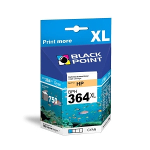 Tusz zamienny do HP CB323EE marki Black Point, cyan /BPH364XLC/