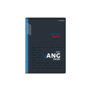 Zeszyt przedmiotowy A5/60 kratka z marginesem TOP 2000 J.ANGIELSKI 1szt. /400150677/