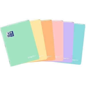 Zeszyt A5/60 LINIA 90g okładka PP OXFORD EASYBOOK mix pastel /400161236/