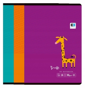 ZESZYT A5 16K TRZYLINIA KOLOROWA 90g BEBE KIDS MIX WZORÓW 1szt.