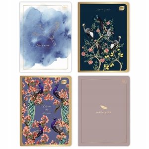 ZESZYT A5/80 LINIA 70g OKŁADKA SATIN METALLIC