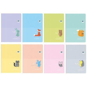 Zeszyt A5/16 kratka BB KIDS PASTEL INTERDRUK