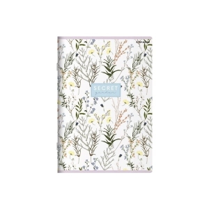 Zeszyt A5/80 kratka z marginesem TOP 2000 SECRET GARDEN MIX 1szt. /400157934/