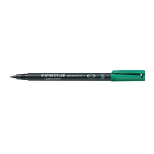 Marker foliopis/do CD 0,4mm S igłowa STAEDTLER LUMOCOLOR zielony  /S 313-5/