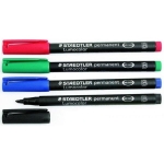 Marker foliopis/do CD 1,0-2,5mm B ścięty STAEDTLER LUMOCOLOR czerwony 1szt. /S 314/