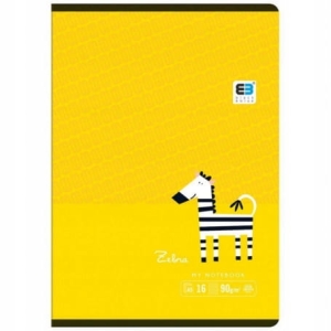 ZESZYT A5/16 TRZYLINIA 90g INTERDRUK BEBE KIDS MIX WZORÓW 1szt.
