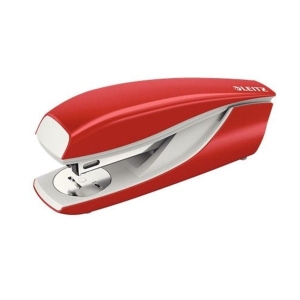 Zszywacz LEITZ 5502 Średni Metalowy NEW NEXXT, 30 Kartek Czerwony