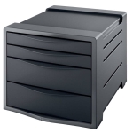 Pojemnik z 4 szufladami ESSELTE Europost VIVIDA czarny /623761/