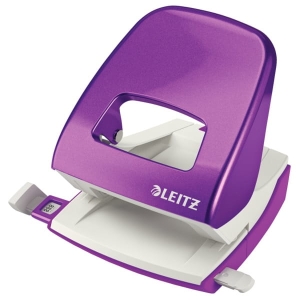 Dziurkacz LEITZ New Nexxt metalowy 30k fioletowy