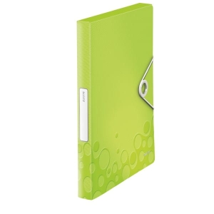 Teczka z gumką PP LEITZ WOW 30 mm zielona /46290064/