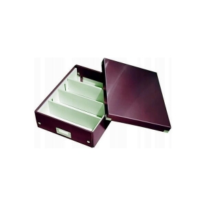 Pudło LEITZ CLICKSTORE z przegródkami średnie fioletowe /60580062/