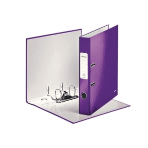 Segregator LEITZ A4/50 180° WOW fioletowy /10060062/