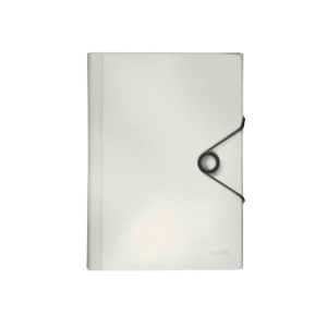 Teczka harmonijkowa 6 przegródek LEITZ Solid PP biała /45791001/