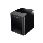 POJEMNIK NA DŁUGOPISY LEITZ WOW ZE WZMACNIACZEM DŹWIĘKU CZARNO-CZARNY /53630095/