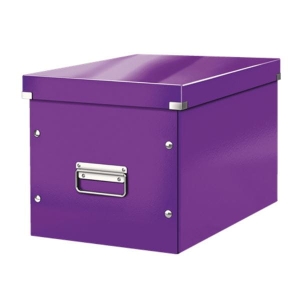 Pudło LEITZ WOW CS uniwersalne L 300x300x330 mm fioletowe /61080062/