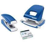 Zszywacz LEITZ NEW NEXXT SERIES SOFTPRESS FLAT CLINCH niebieski /56030035/