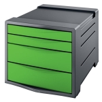 Pojemnik z 4 szufladami ESSELTE Europost VIVIDA czerwony /626499/