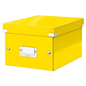 Pudło LEITZ CLICKSTORE uniwersalne małe WOW żółte /60430016/