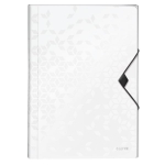 Teczka harmonijkowa 6 przegródek LEITZ WOW biała /45890001/