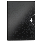 Teczka harmonijkowa 6 przegródek LEITZ WOW czarna /45890095/