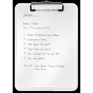 Deska z klipem A4 pojedyncza LEITZ WOW plastikowa biała /39710001/