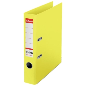 Segregator ESSELTE NO.1 A4/50 z recyklingu neutralny pod względem emisji CO2 żółty /627573/