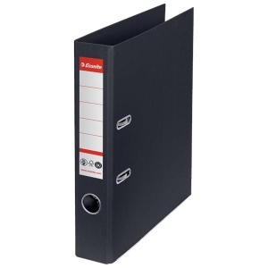 Segregator ESSELTE NO.1 A4/50 z recyklingu neutralny pod względem emisji CO2 czarny /627576/