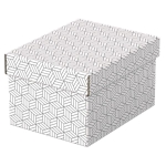 Pudełko ozdobne tektura z recyklingu ESSELTE 200x150x255mm białe 3szt. /628280/