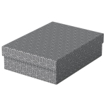 Pudełko ozdobne tektura z recyklingu ESSELTE 265x100x360mm szare 3szt./628285/