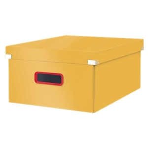 Pudło LEITZ CLICKSTORE COSY uniwersalne duże żółte /53490019/