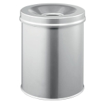 Kosz na śmieci okrągły 15l SAFE srebrny 330523