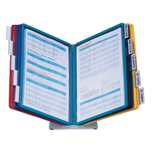 Zestaw 10 paneli prezentacyjnych na biurko DURABLE VARIO mix kolorów